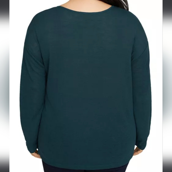 Sanctuary Curve Elina Split-Neck Lightweight pullover sweater size 1X - Picture 3 of 11